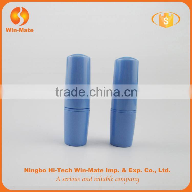 luxuriant blue appearance with a little pure and fresh mini lipstick case