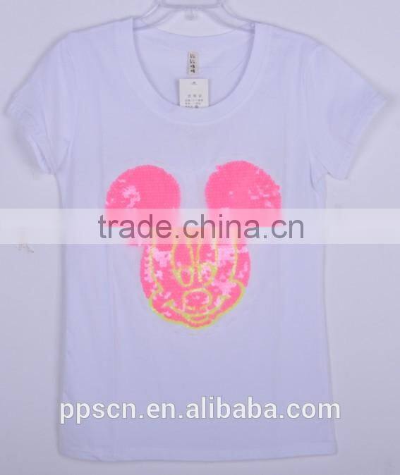 Wholesale clothing! 2015 summer new fashion women t shirt cartoon t shirt