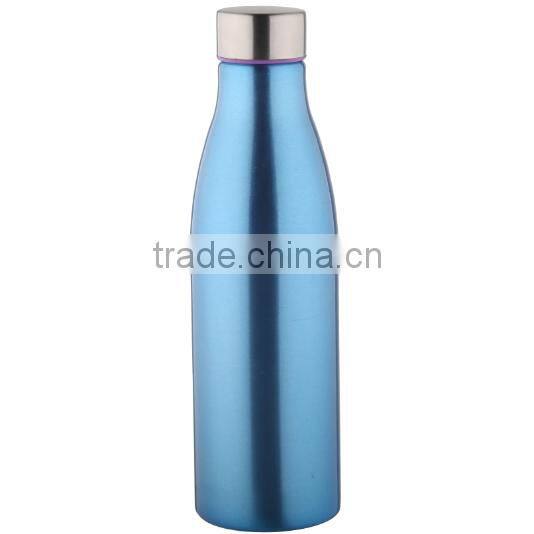 750ml Unique Aluminum beverage bottle with plastic screw cap