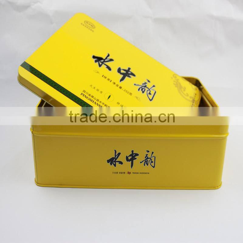 Square tin box/hight quality tin box for moon cake/packaging box