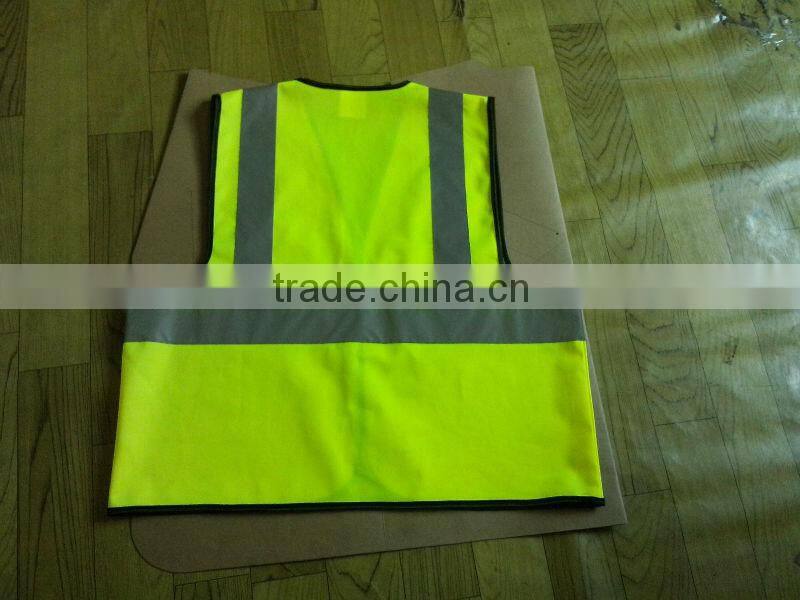 Adult High Vis Viz Reflective Safety Vest Waistcoat with EN20471 Certificate