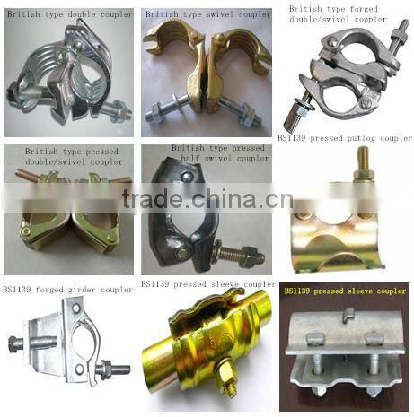 Scaffolding EN74 110 Degrees Pressed Double Coupler 0.65kg