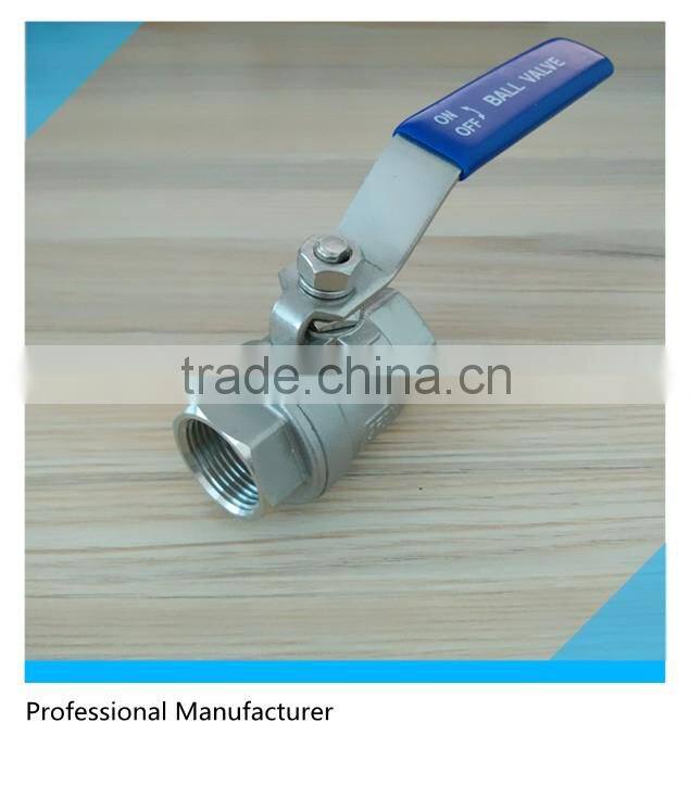 Stainless Steel 2PC 1000WOG Full Flow Ball Valve Threaded Ends