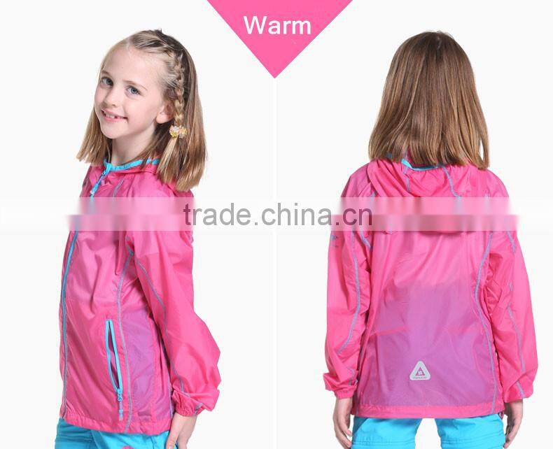 Children quick dry skin boy sunscreen jackets , Color Hood NB NB-D