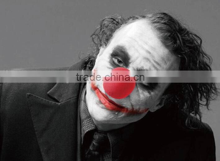 Sponge foam clown nose for circus clown