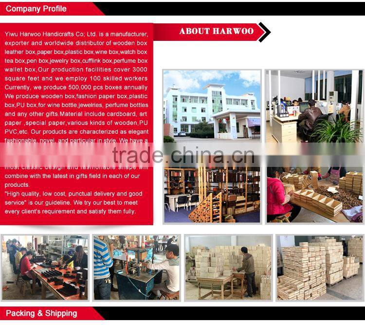 New product super quality pillow inserts leather watch box manufacturer sale