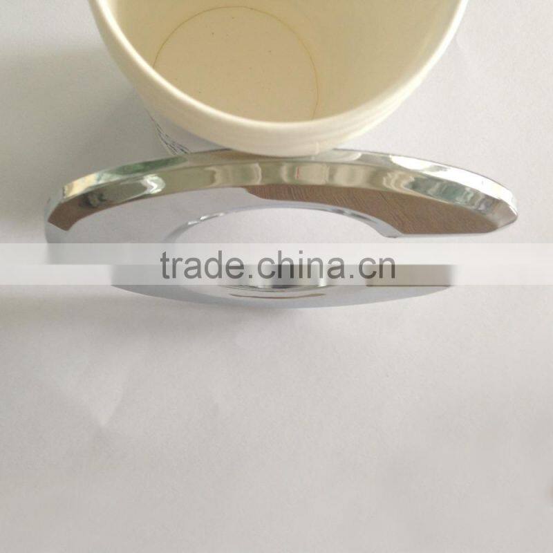 Decoratiion 3D ABS plastic chrome plating self-adhesive letter sign