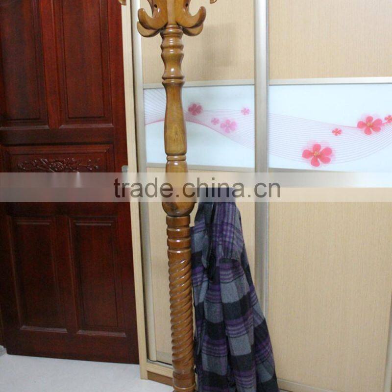 elegant solid wood coatrack