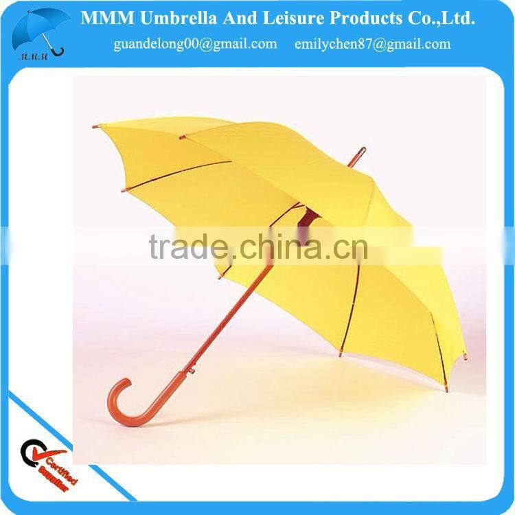 2014 HOT LOAL blue hotel auto wooden handle umbrella