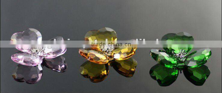 crystal decorative handmade flowers for dresses