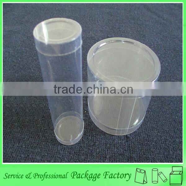 Simple Different transparent clear PVC cylindrical packaging