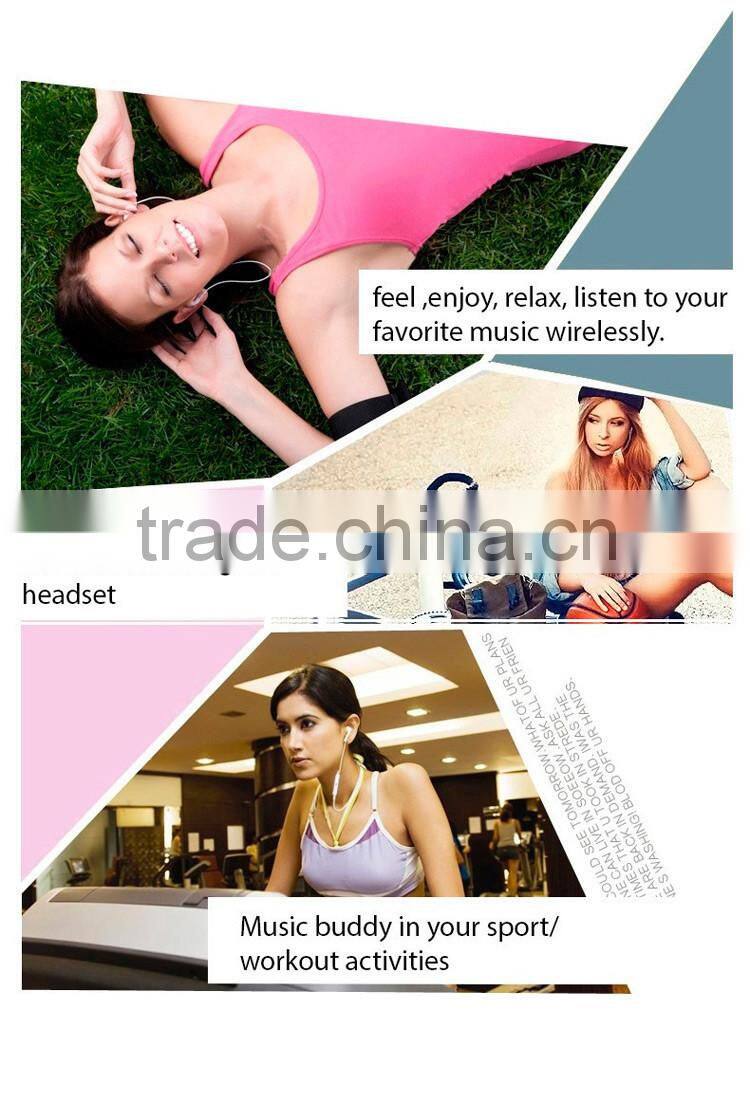 New Blutooth Headset Fineblue Mate7 Stereo Blutooth Headset Wireless Headphone Answer Call Listen Music Sport Headset