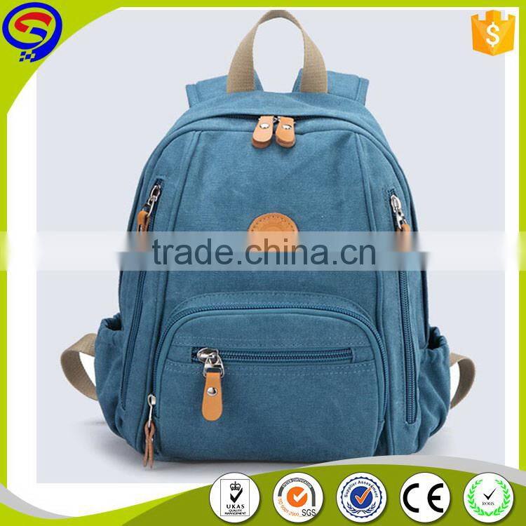Most popular creative super quality backpack canvas for college