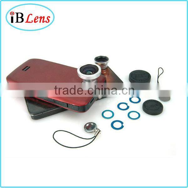2015 hot products for phone accessory! Magnetic 3 in 1camera lens wide angle+ macro+ fisheye lens camera lens for mobile phone