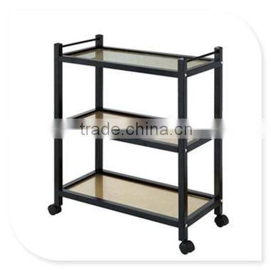 All steel snack car hotel service stainless steel trolley service designs trolley with glasses