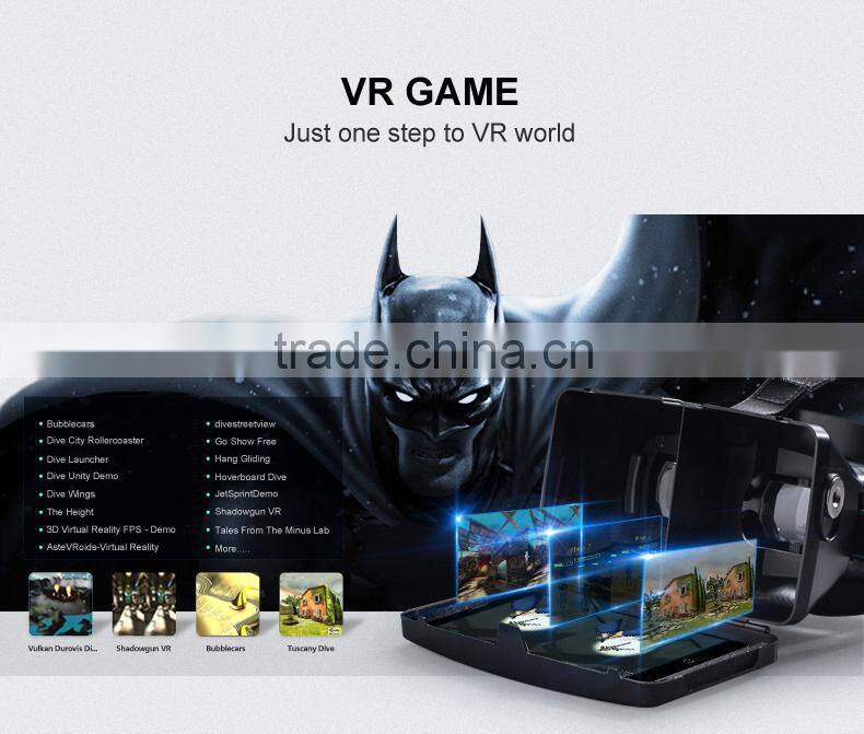 Hot Sale Virtual Reality Google Cardboard Active 3D Video Glasses Oculus Rift