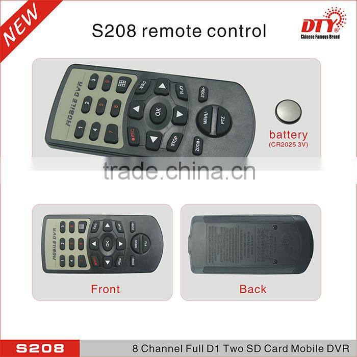 wireless 8 channel full d1 3g sd card mobile car dvr with gps tracker