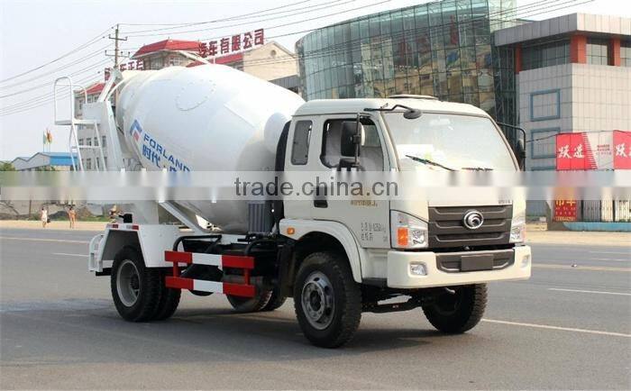 NEW FOTON 3 cubic meters concrete mixer truck