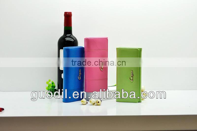 2014 new designer genuine leather wallet wholesale in china