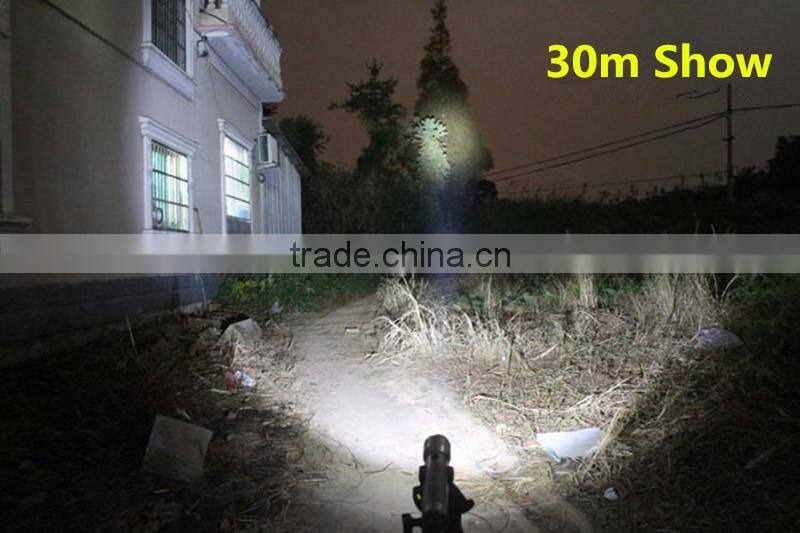 Colorful Box-2016 New Solar Aluminium Alloy Flexiable LED Flashlight Electronic Waterproof Torch