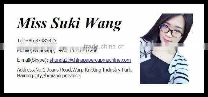 2016 High speed Full Automatic paper cup making machine/cup paper machine/price of paper cup machine in India