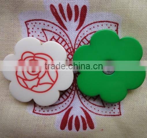 wholesaler color printing resin fridge magnet,flower fridge magnet