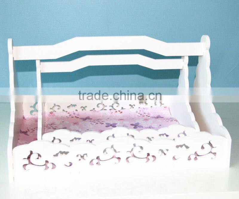 decorative hanging storage basket wood carved picnic gift basket