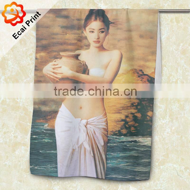 Latest modern dye sublimation micro fiber beach towel