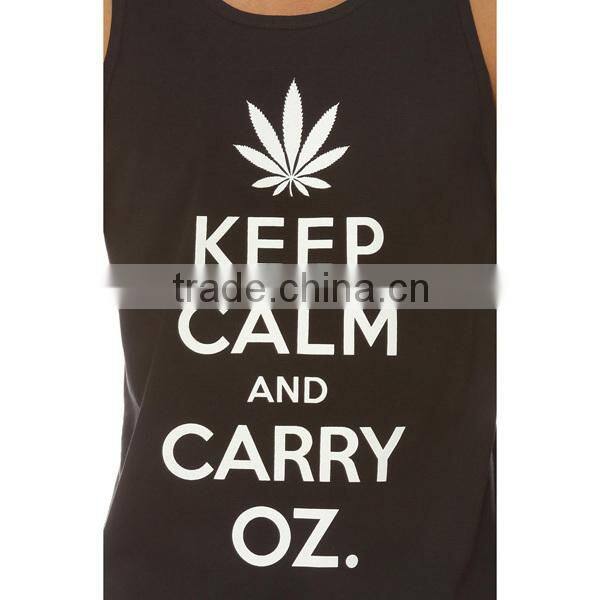 China manufacturers wholesale tank tops screen printed