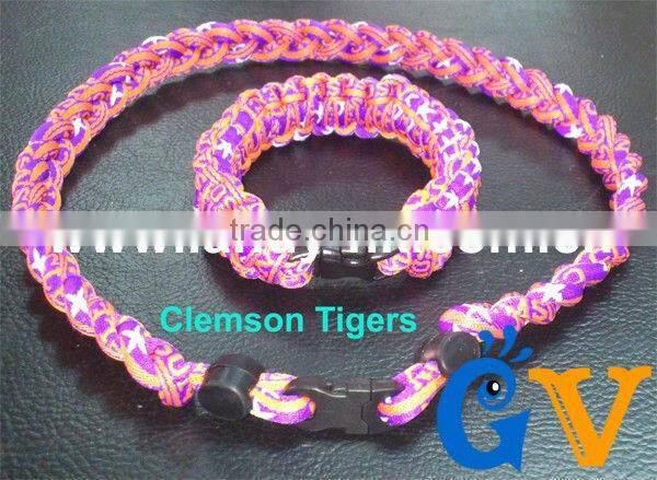 Fashion Customized USA Team Titanium Sports Necklace Falcons