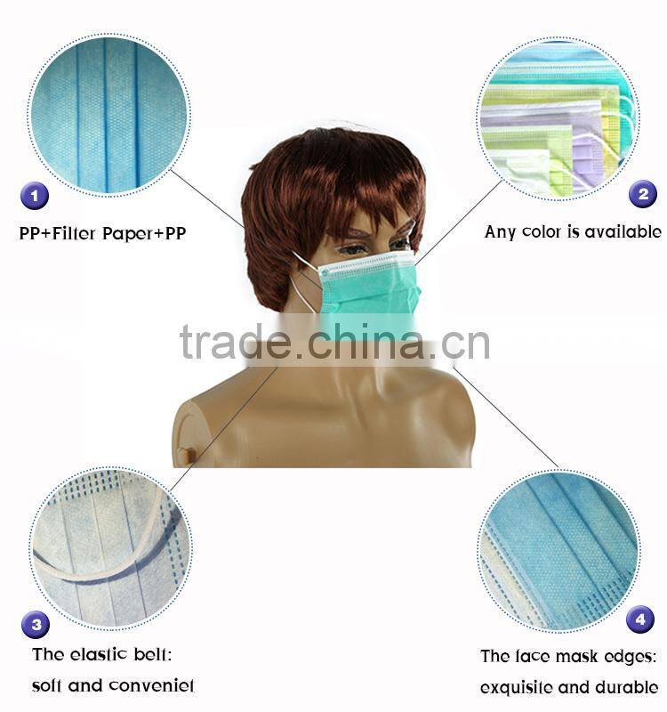 Polypropylene Cleanroom Face Mask with Earloops