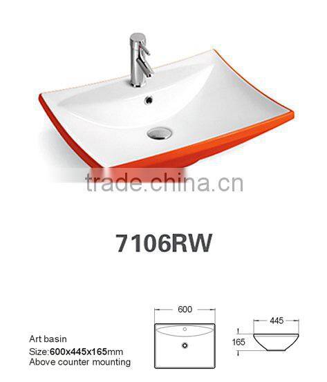 china manufacturer ceramic bathroom sink wash hand basin,export ware