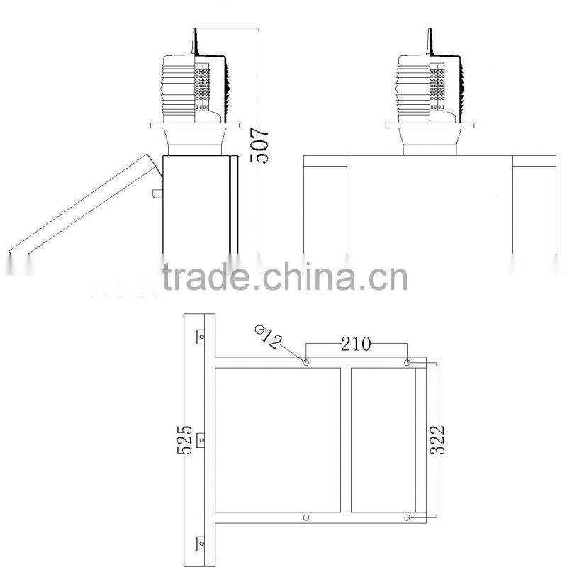 Low-intensity Solar Powered Aviation Obstruction Light