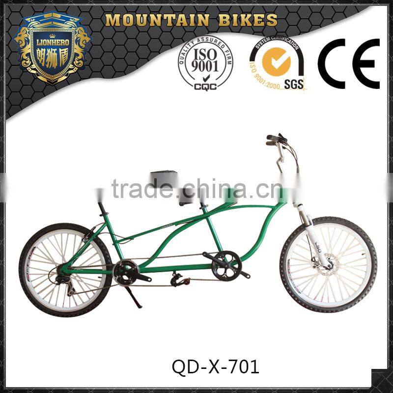 Sightseeing Modern Colorful 26'' Two Seats Tandem Bike