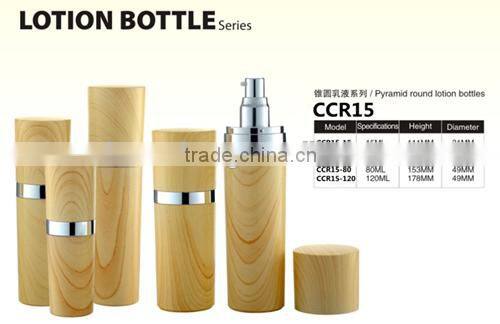 Distinctive Design Cosmetic Round /Flat Acrylic Airless dip Lotion Bottles and jars