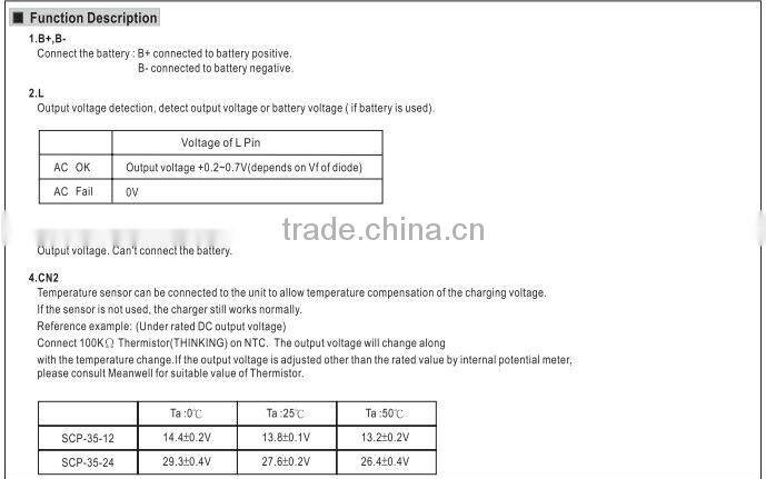 Mean Well 35w 24v switching power supply/35W Single Output Switching Power Supply/power supply 24v