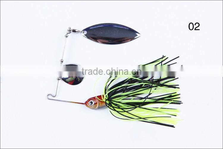 Metal Fishing Bait Ilure Fishing Skirt Tackle Metal Spinner Lure