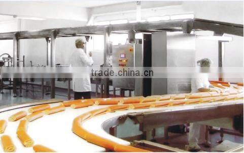 KH-RSJ-1000 full automatic swiss roll cake production line , layer cake machine