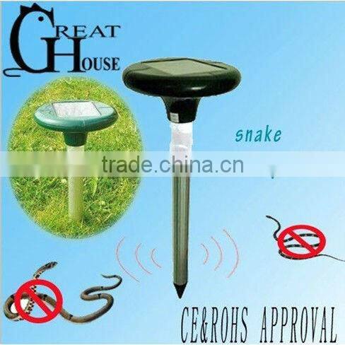 GH-318 Newest Solar Vibration outdoor garden pest Snake Repeller