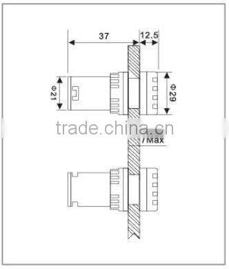 New AD108-22ES 380V LED Indicator Light