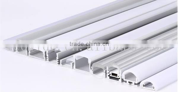 The aluminum profile dedicated for ceiling led lighting for interior and thin furniture elements