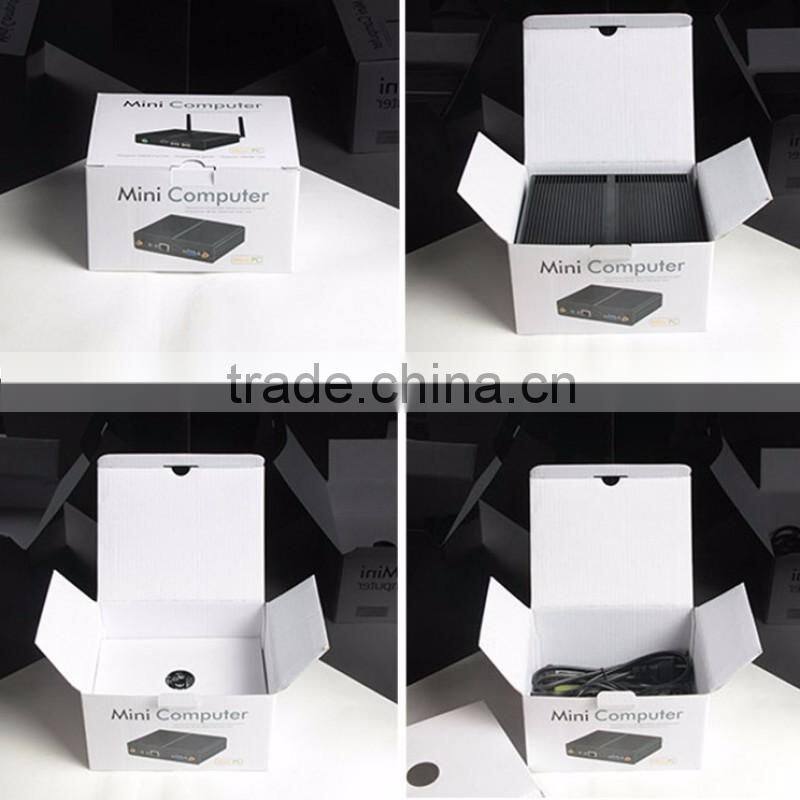Mini PC Dual HDMI Fanless PC intel J1900 1* Realtek RTL8168E low power 8G RAM SSD 64G