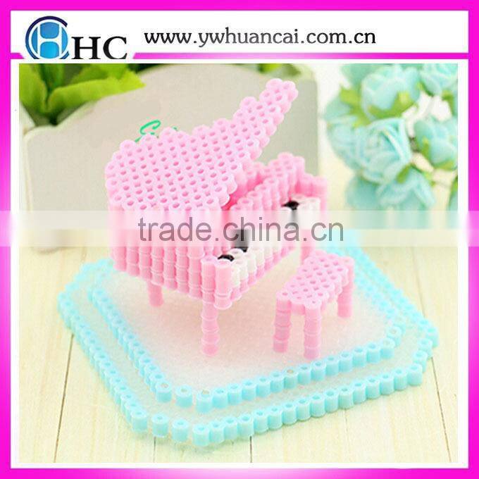 Custom Plastic 5mm Fused Perler Beads Educational Mini Hama Beads Cheap DIY Fashion Boy Magic Hama Beads