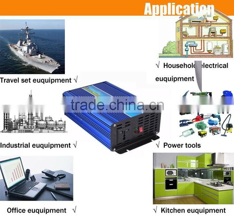 Chenf 800W For Home/Office Appliances Off Grid 12/48V DC to 110/240VAC Pure Sine Wave Home Use Inverter