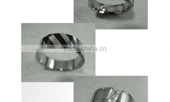 2015 cheap price jewelry 316l stainless steel alphabet ring design
