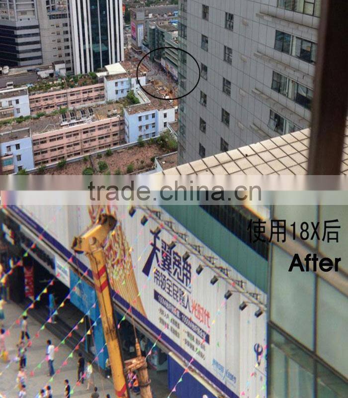 Adjustable 18X Optical Aluminum zoom camera Telescope lens for htc