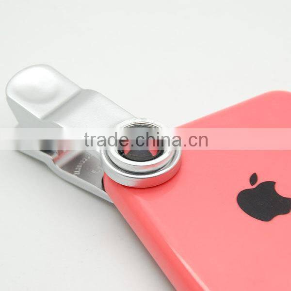3 in 1 fish eye +macro +wide angle lens for mobile phone