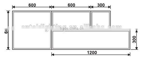 2015 Newest LED Panel! 56W 300x1200 LED Panel Light CE SAA ROHS certificate