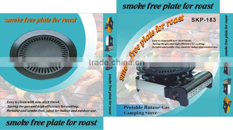 camping portabe BBQ grill plate