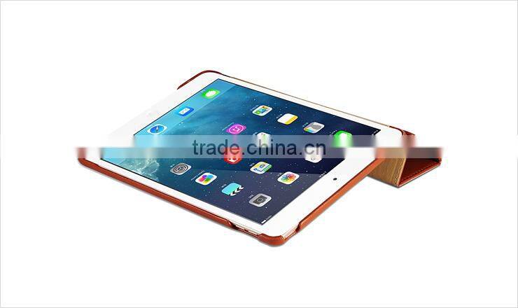 new arrival real leather case for iPad Air 2
